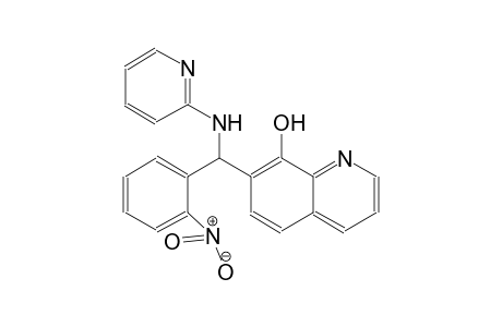 7-[(2-nitrophenyl)(2-pyridinylamino)methyl]-8-quinolinol