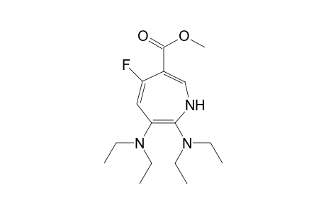 Methyl-6,7-bis(diethylamino)-4-fluoro-1H-azepine-3-carboxylate