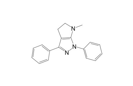 5,6-dihydro-6-methyl-1,3-diphenyl-4H-pyrrolo[2,3-c]pyrazol