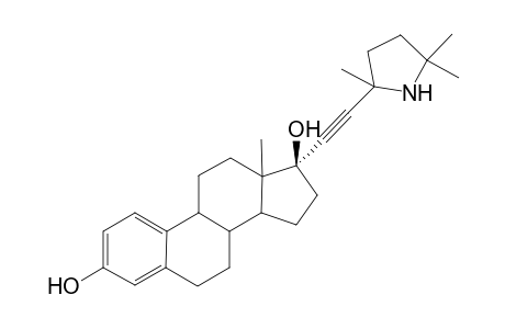 17.alpha.[2-(2,5,5-Trimethylpyrrolidin-2-yl)ethyn-1-yl]estra-1,3,5(10)-triene-3,17.beta.-diol radical