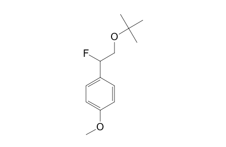 1-FLUORO-1-(4-METHOXYPHENYL)-2-TERT.-BUTOXYETHANE