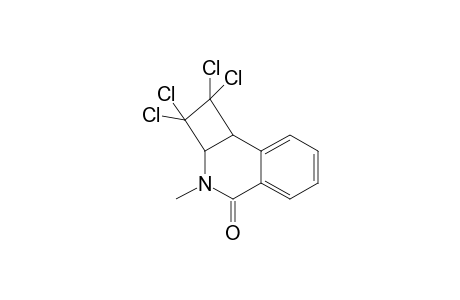 Cyclobut[c]isoquinolin-4(2H)-one, 1,1,2,2-tetrachloro-1,2a,3,8b-tetrahydro-3-methyl-