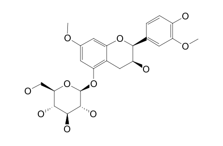3,4'-DIHYDROXY-7,3'-DIMETHOXY-FLAVAN-5-O-BETA-D-GLUCOPYRANOSIDE