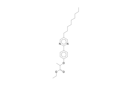 Ethyl 2-[4-(5-nonyl-2-pyrimidinyl)phenoxy]propanoate