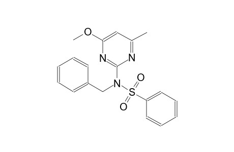 N-benzyl-N-(4-methoxy-6-methyl-2-pyrimidinyl)benzenesulfonamide