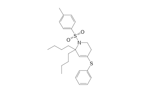 6,6-Dibutyl-1-[(4-methylphenyl)sulfonyl]-4-(phenylthio)-1,2,3,6-tetrahydropyridine