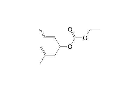 Ethyl (2-methylhepta-1,5-dien-4-yl) carbonate