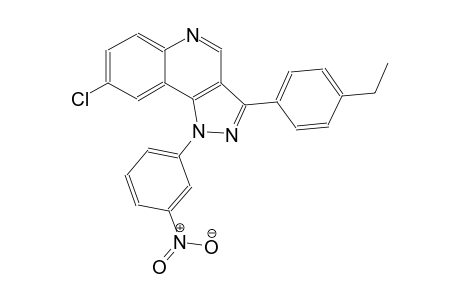 8-chloro-3-(4-ethylphenyl)-1-(3-nitrophenyl)-1H-pyrazolo[4,3-c]quinoline