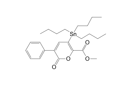 6-Oxo-5-phenyl-3-tributylstannyl-6H-pyran-2-carboxylic acid methyl ester
