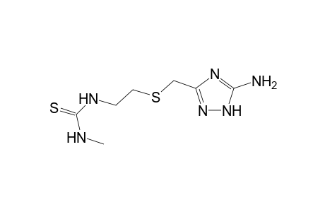 1,2,4-Triazol-5-amine, 3-[[2-(3-methylthioureido)ethyl]thiomethyl]-