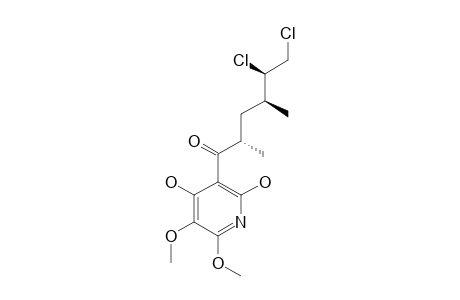 (2'S,4'S,5'R)-5,6-DIMETHOXY-4-HYDROXY-5'-CHLORO-2',4'-DIMETHYL-1'-OXOHEPTYL-2-HYDROXYPYRIDINE;ATPENIN-A5
