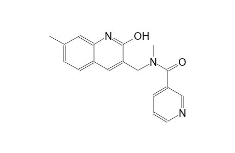 N-[(2-hydroxy-7-methyl-3-quinolinyl)methyl]-N-methylnicotinamide