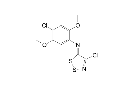 4-Chloro-N-[(5Z)-4-chloro-5H-1,2,3-dithiazol-5-ylidene]-2,5-dimethoxyaniline