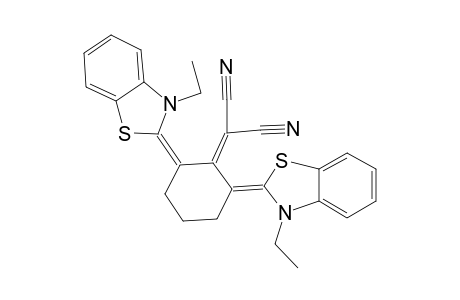 Propanedinitrile, 2-[2,6-bis(3-ethyl-2(3H)-benzothiazolylidene)cyclohexylidene]-