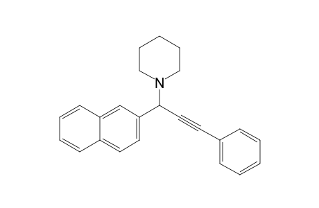 1-[1-(Naphthalen-2-yl)-3-phenylprop-2-yn-1-yl]piperidine