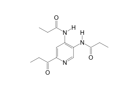 Propionyl-3,4-dipropionamidopyridine
