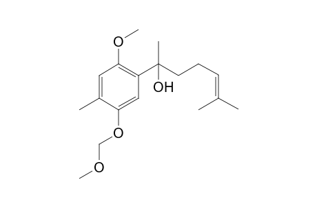 8-Hydroxy-p-curcuhydroquinone-1-O-Methyl Ether - (Methoxymethyl) Ether