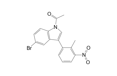 1-Acetyl-5-bromo-3-(2-methyl-3-nitrophenyl)-1H-indole