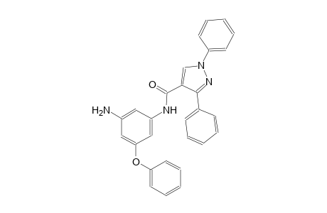 N-(3-amino-5-phenoxyphenyl)-1,3-diphenyl-1H-pyrazole-4-carboxamide