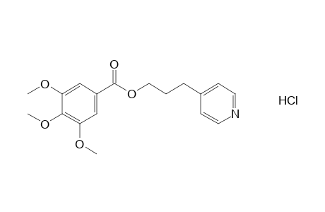 4-PYRIDINEPROPANOL, 3,4,5-TRIMETHOXYBENZOATE, HYDROCHLORIDE