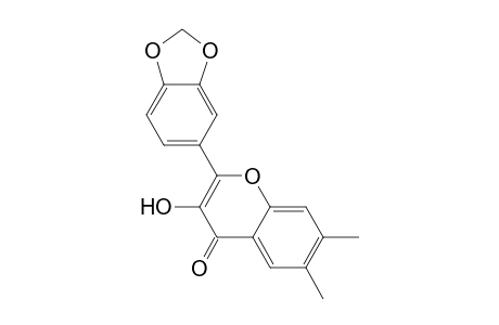 6,7-Dimethyl-3',4'-methylenedioxyflavonol