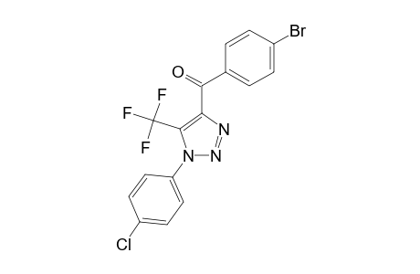(4-Bromophenyl)[1-(4-chlorophenyl)-5-(trifluoromethyl)-1H-1,2,3-triazol-4-yl]methanone