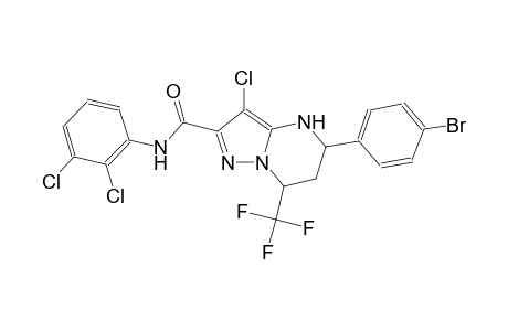 5-(4-bromophenyl)-3-chloro-N-(2,3-dichlorophenyl)-7-(trifluoromethyl)-4,5,6,7-tetrahydropyrazolo[1,5-a]pyrimidine-2-carboxamide