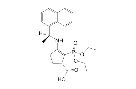 Diethyl (+)-(S)-1-[N-(1-Naphthylethyl)amino]-3-carboxy-2-phosphonate