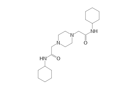 1,4-Piperazinediacetamide, N,N'-dicyclohexyl-