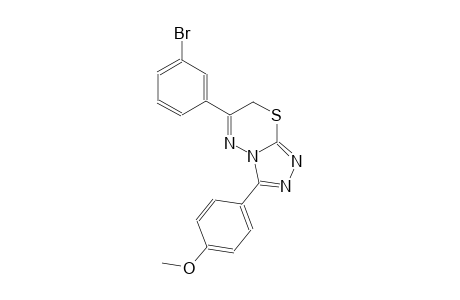 6-(3-bromophenyl)-3-(4-methoxyphenyl)-7H-[1,2,4]triazolo[3,4-b][1,3,4]thiadiazine