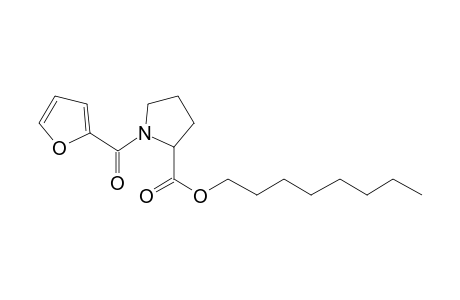 L-Proline, N-(furoyl-2)-, octyl ester