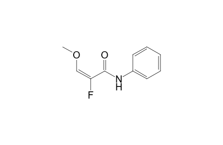 (E)-2-Fluoro-3-methoxyprop-2-enanilide