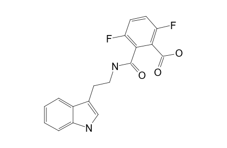 3,6-difluoro-2-[2-(1H-indol-3-yl)ethylcarbamoyl]benzoic acid