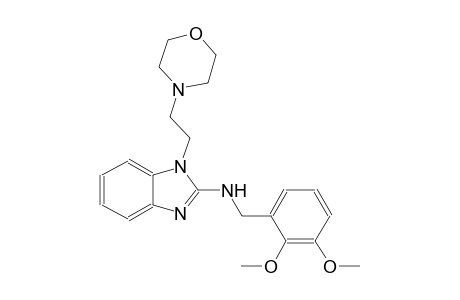 N-(2,3-dimethoxybenzyl)-1-[2-(4-morpholinyl)ethyl]-1H-benzimidazol-2-amine