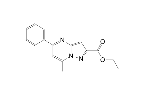 pyrazolo[1,5-a]pyrimidine-2-carboxylic acid, 7-methyl-5-phenyl-, ethylester