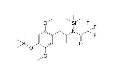 2,5-Dimethoxy-4-hydroxyamphetamine 2TMS (O,N) TFA