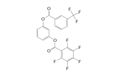 1,3-Benzenediol, o-pentafluorobenzoyl-o'-(3-trifluoromethylbenzoyl)-