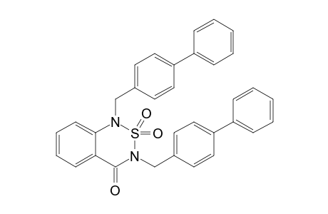 1,3-Di(4-biphenylylmethyl)-2,1,3-benzothiadiazinone 2,2-dioxide