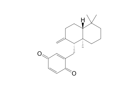2-[(5,5,8a-Trimethyl-2-methylenedecahydro-1-naphthalenyl)methyl]benzo-1,4-quinone