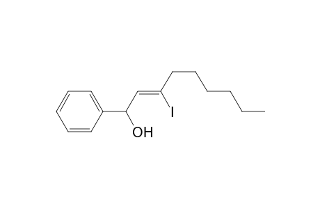 (Z)-3-Iodo-1-phenylnon-2-enol