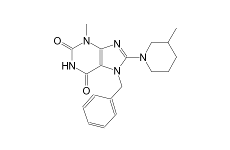 7-benzyl-3-methyl-8-(3-methyl-1-piperidinyl)-3,7-dihydro-1H-purine-2,6-dione