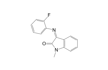 2H-Indol-2-one, 3-[(2-fluorophenyl)imino]-1,3-dihydro-1-methyl-