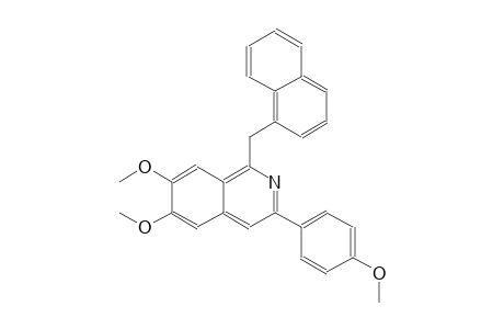 6,7-dimethoxy-3-(4-methoxyphenyl)-1-(1-naphthylmethyl)isoquinoline