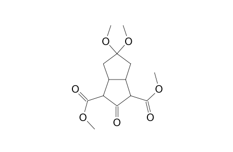 1,3-Pentalenedicarboxylic acid, octahydro-5,5-dimethoxy-2-oxo-, dimethyl ester