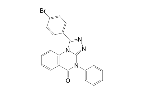 1-(4-Bromophenyl)-4-phenyl-1,2,4-triazolo[4,3-a]quinazolin-5(4H)-one