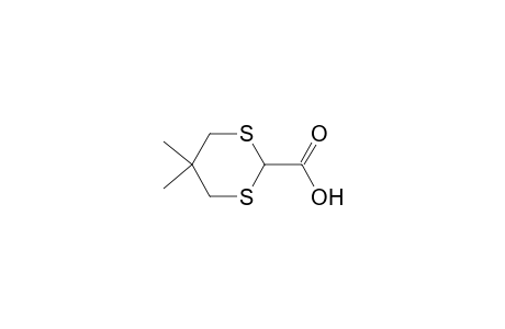 5,5-Dimethyl-1,3-dithian-2-ylcarboxylic acid