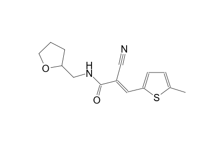 (2E)-2-cyano-3-(5-methyl-2-thienyl)-N-(tetrahydro-2-furanylmethyl)-2-propenamide