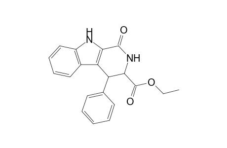 Ethyl 1-oxo-1,2,3,4-tetrahydro-4-phenyl-.beta.-carboline-3-carboxylate