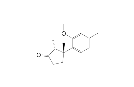 (2R,3R)-3-(2-methoxy-4-methyl-phenyl)-2,3-dimethyl-cyclopentan-1-one