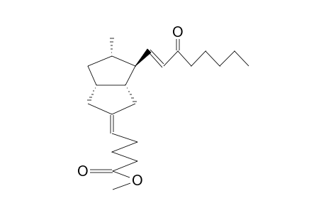 7-(4-METHOXYCARBONYL-1-BUTYLIDENE)-3ALPHA-METHYL-2-(3-OXO-1-OCTENYL)BICYCLO[3.3.0]OCTANE (E/Z MIXTURE)